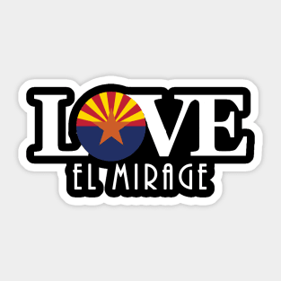 LOVE El Mirage Sticker